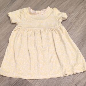 Adorable Yellow Floral Kids Dress Size 24m